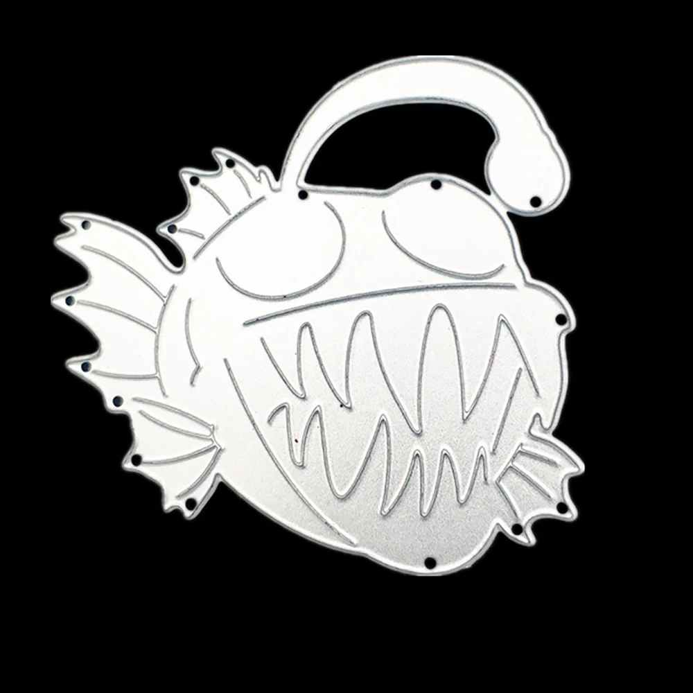 Металлические режущие штампы DIY фонарь рыба подводный мир Скрапбукинг карты