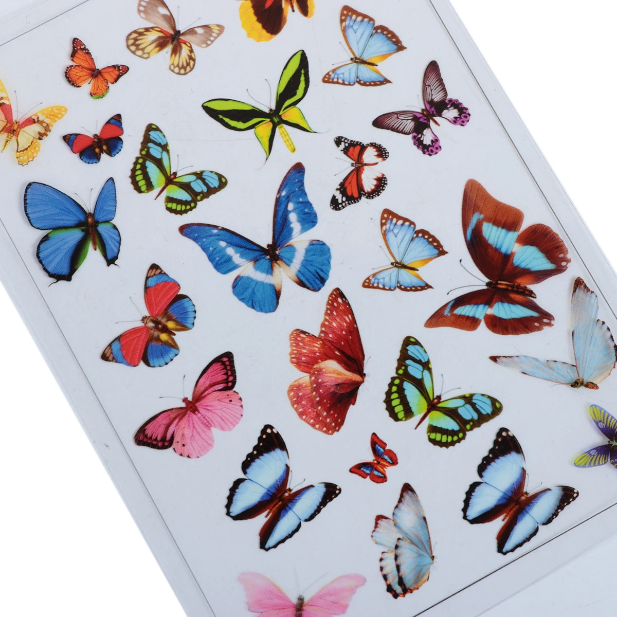 7 Doreen коробка из смолы и ПВХ DIY Scrapbook Deco Наклейки для смолы ремесло крыло Многоцветный 15 см(5 7/") x 10,5 см(4 1/8"), 2 листа - Цвет: 7