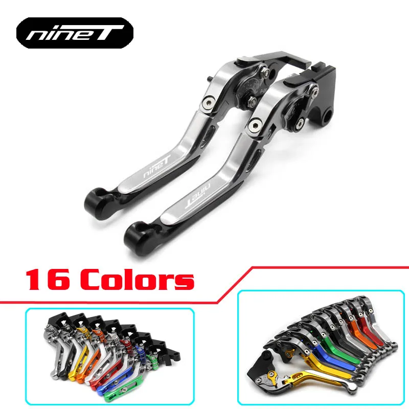 

16 Colors LOGO nineT For BMW R NINE T 2014 2015 2016 Motorcycle Accessories Folding Extendable Brake Clutch Levers