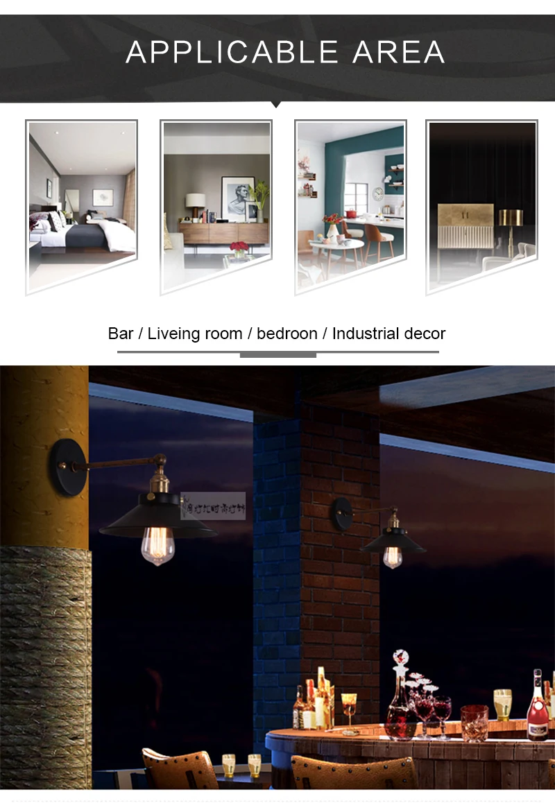 Ретро светодиодный настенный светильник Промышленный Декор Лофт бар Wandlamp светильник для ванной комнаты винтажный настенный светильник паровой панк Lampara Pared потолочный