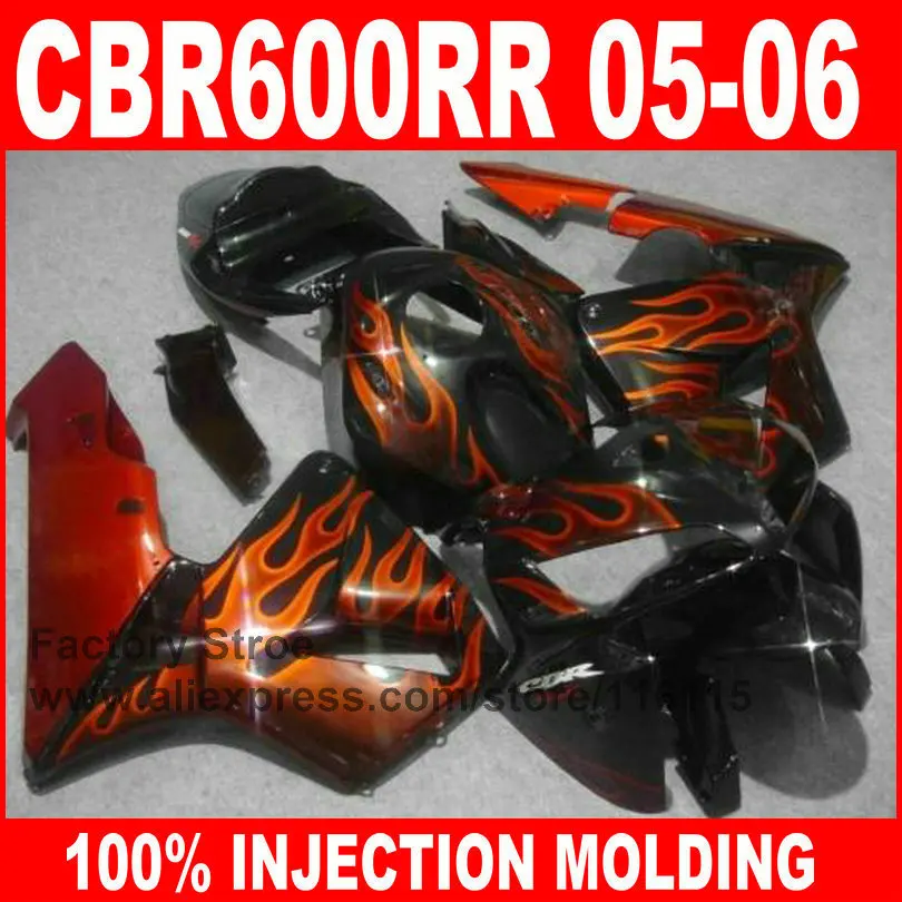 Нестандартные детали для литья под давлением HONDA 2005 2006 CBR 600RR 05 06 CBR600RR Обтекатели с