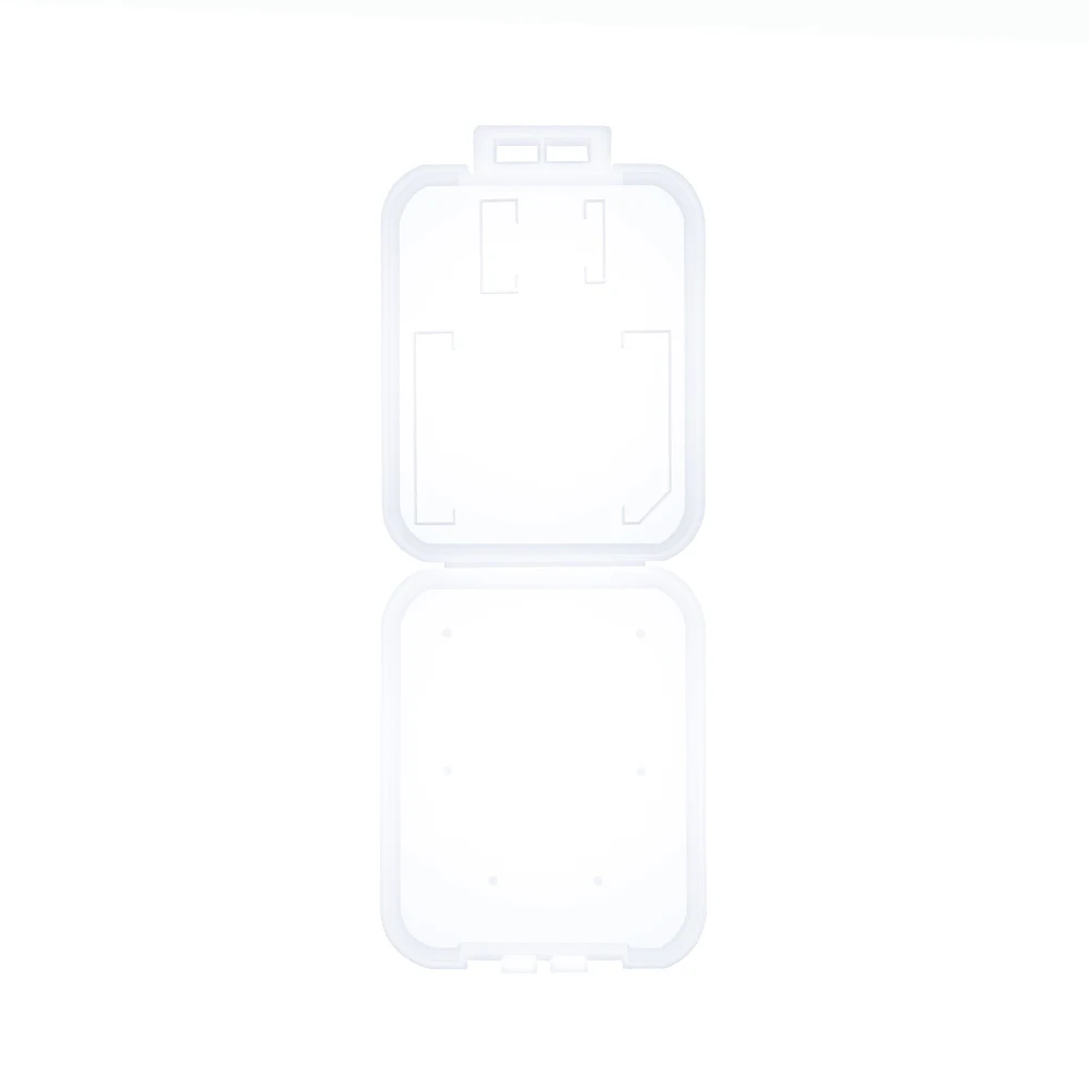 Прозрачный стандартный Чехол для карт памяти SD SDHC 10 шт./лот новинка|Чехлы памяти| |