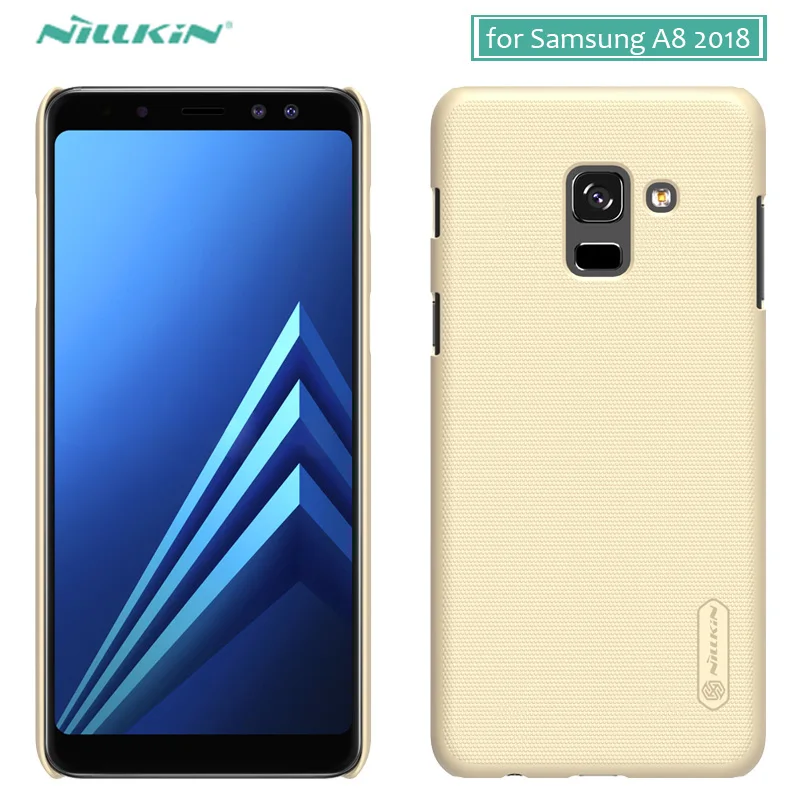 Для Samsung Galaxy A8 Plus 2018 чехол Nillkin матовый защитный Жесткий ПК задняя крышка для +