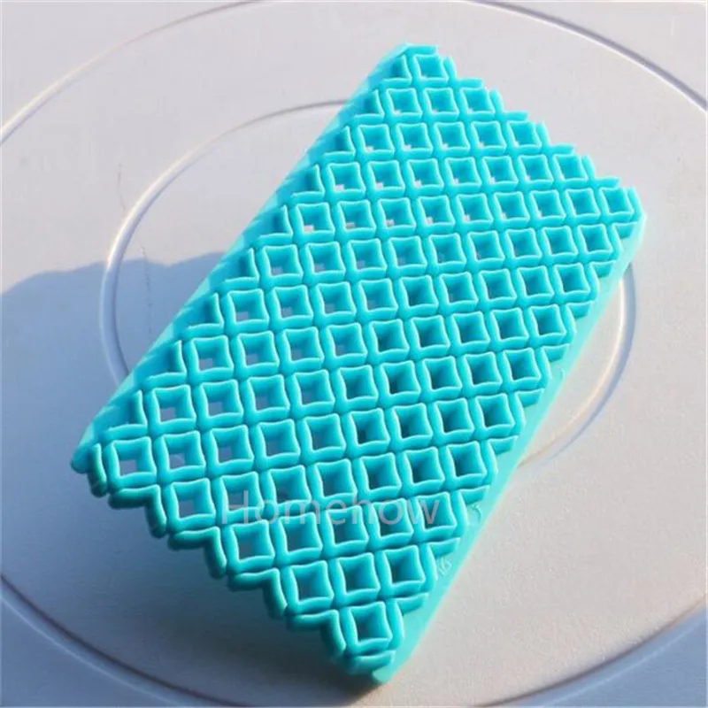 1 шт./лот большой размер Алмазная решетка текстура прессованные инструменты для