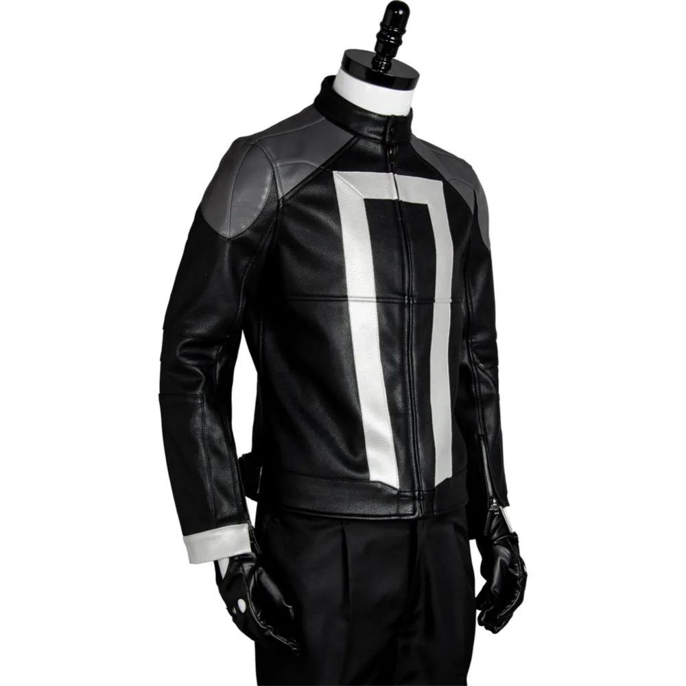 Агенты щита s.h.i.e.l. d Ghost Rider куртка, костюм для косплея