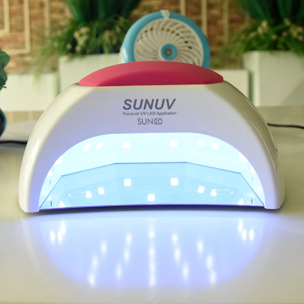 Фото Новый sunuv 48 Вт Сушилка для ногтей SUN2 отверждения УФ-Led гели белый свет УФ лампа с Новый sunuv 48 Вт Сушилка для ногтей SUN2 отверждения УФ-Led гели белый свет УФ лампа с