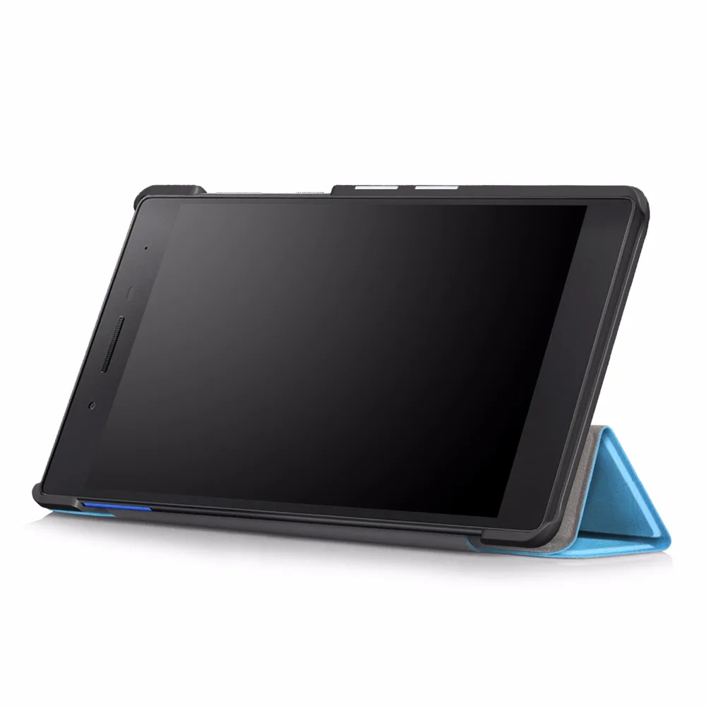 Чехол для планшета Lenovo Tab 7 Essential Tri-Folding PU кожаный чехол ТБ-7304F TB-7304I TB-7304X + сенсорная