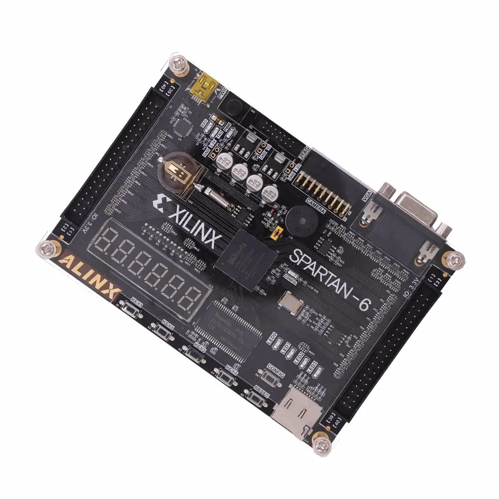 Xilinx Spartan6 fpga макетная плата XC6SLX9 256Mb SDRAM FLASH SD карта камера VGA