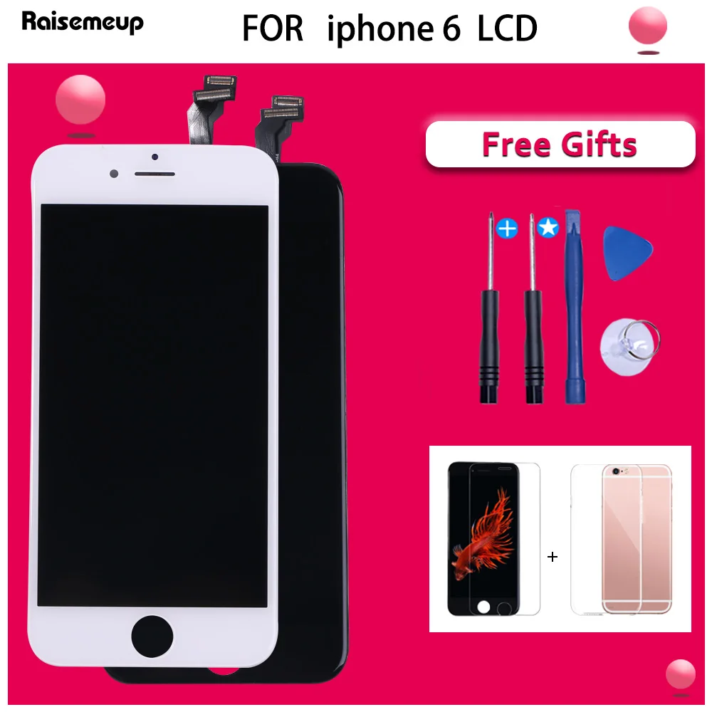 ААА + качественная сборка для iPhone 4 5 5S 6 plus ЖК-дисплей Экран Дисплей дигитайзер