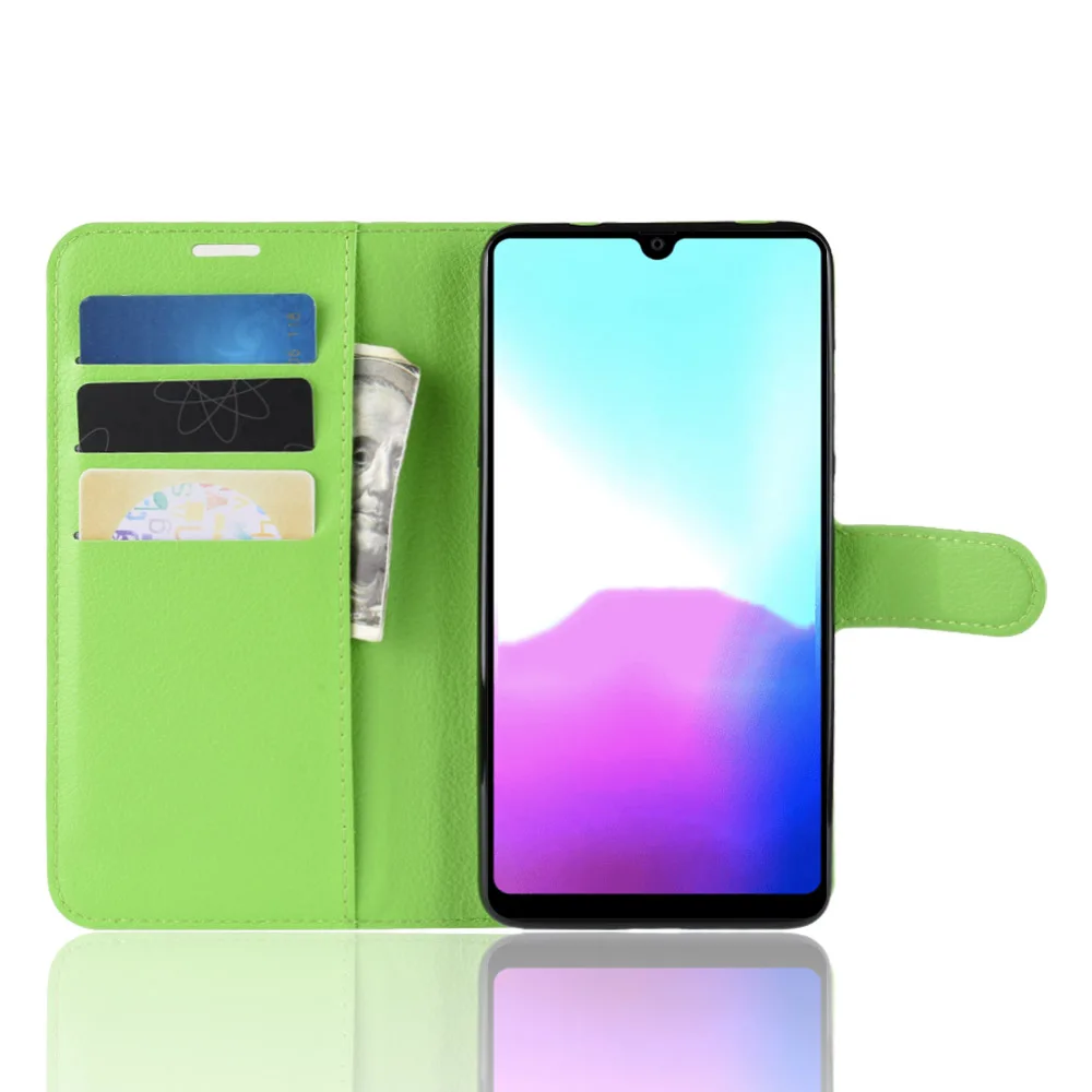 Роскошный кожаный чехол книжка baisxst для Huawei Mate 20 с подставкой и бумажником