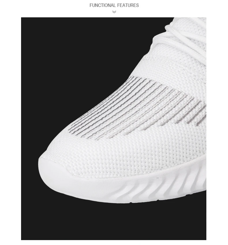 VESONAL/дышащие кроссовки Flyknit; мужская повседневная обувь для взрослых; сезон лето-осень; Мужская обувь для бега; прогулочная обувь; большие размеры 39-47