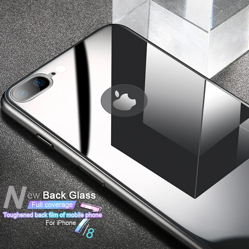 

RZP 5D Full Glass Back Cover Tempered Glass For iPhone 7 8 Back Glass On The For Apple iPhone 7 8 Plus 3D Full Cover Back Film