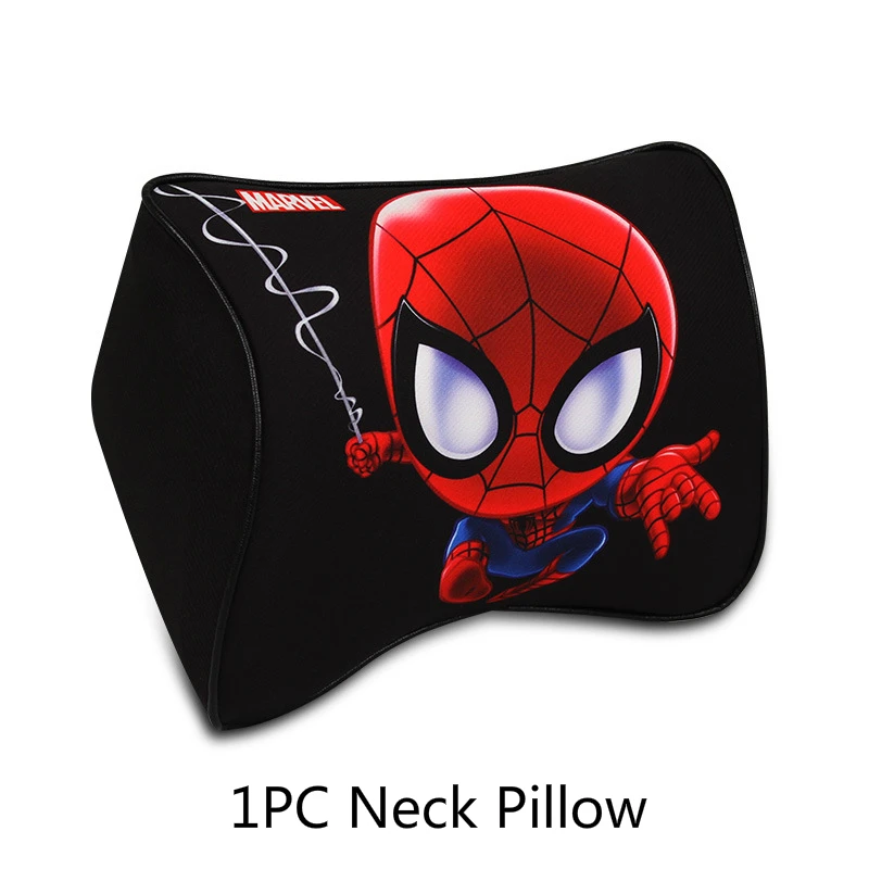 Neck Pillow Подушка для автомобиля из пены памяти, подушка для сиденья супергероя, подушка Шейная Подушка, поясничная универсальная поддержка сиденья, поясничная Подушка, авто аксессуары - Название цвета: Neck Pillow