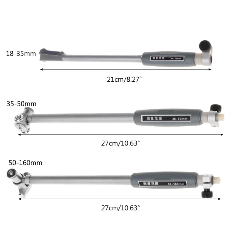 

OOTDTY Inner Diameter Gauge Measuring Rod + Probe (no indicator) Accessories