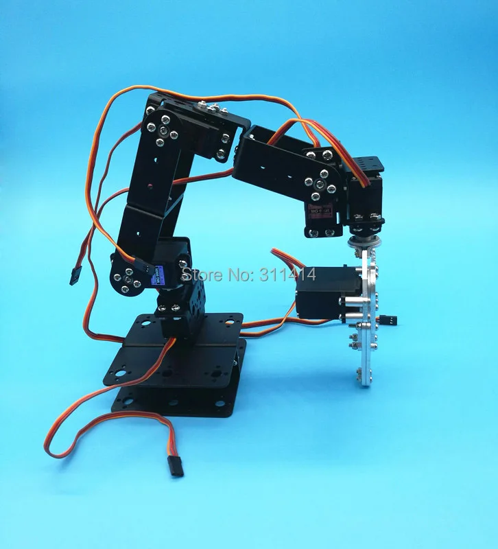 1 комплект DIY 6 DOF 3D вращающийся металлический механический манипулятор для