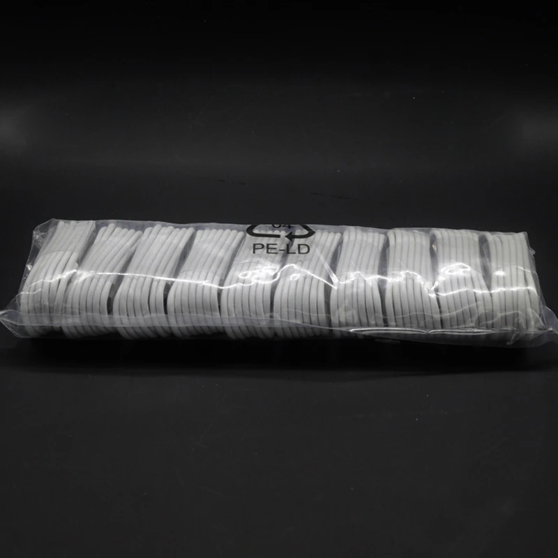 10 шт./партия Высокое качество OD 3,0 мм 1 м/3 фута USB кабель для синхронизации данных зарядное устройство для iPhone Xs Max XR X 8 7 6s plus цельный кабель