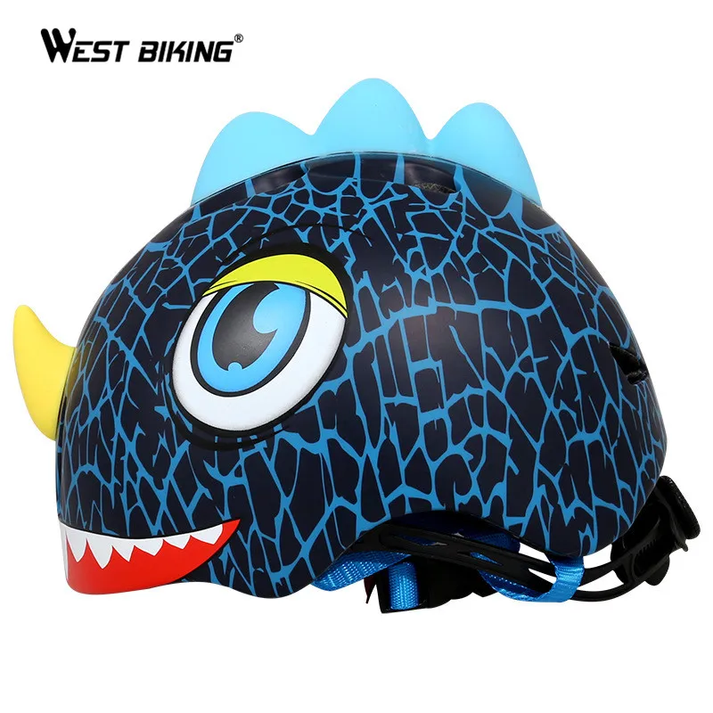 WEST BIKING детский мультяшный защитный шлем для велосипеда скейт Регулируемый