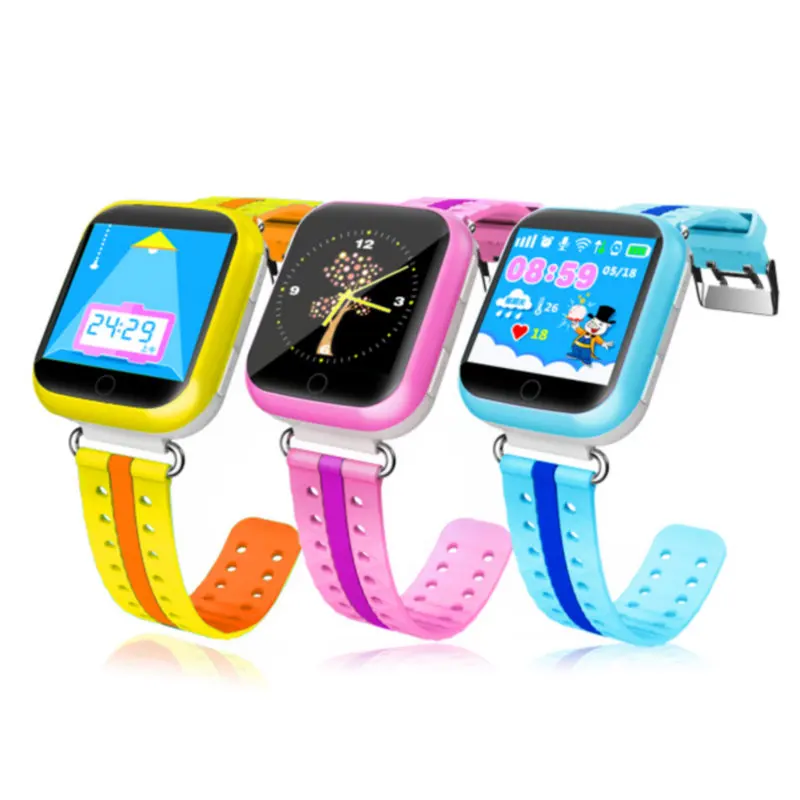 Оригинальный gps Смарт часы Q750 Q100 Baby Smart с 1 54 дюйма Сенсорный экран SOS вызова