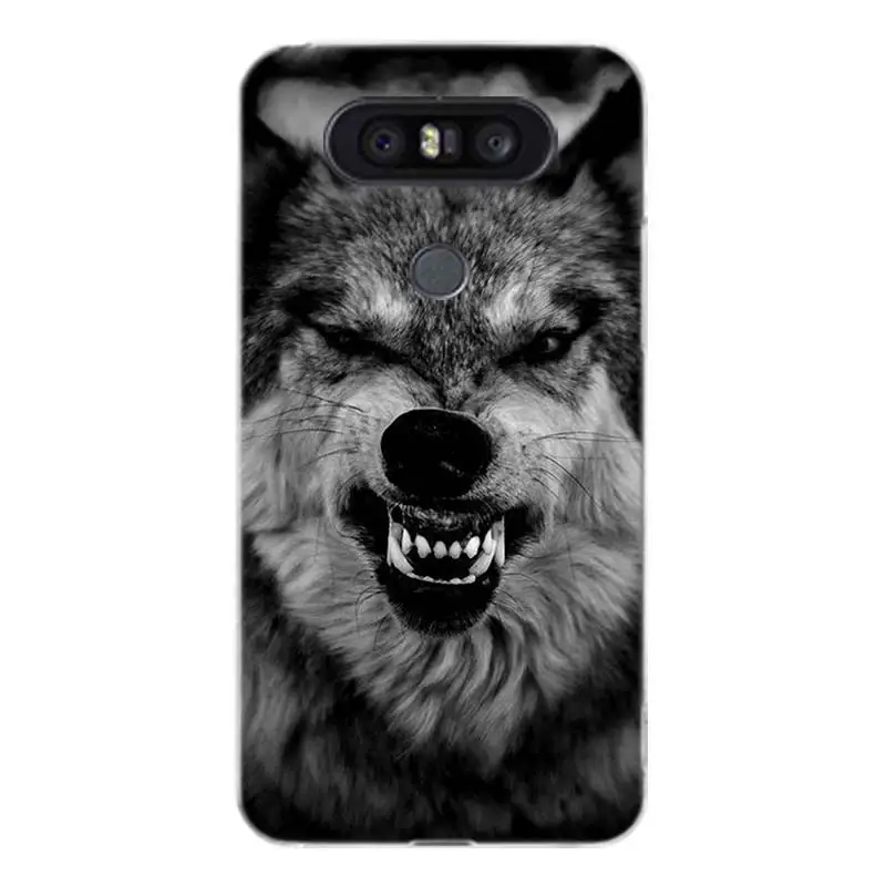 Свирепый волк бивни Популярный силиконовый чехол для телефона LG G4 G5 G6 G7 Q6 Q7 Q8 V10 V20