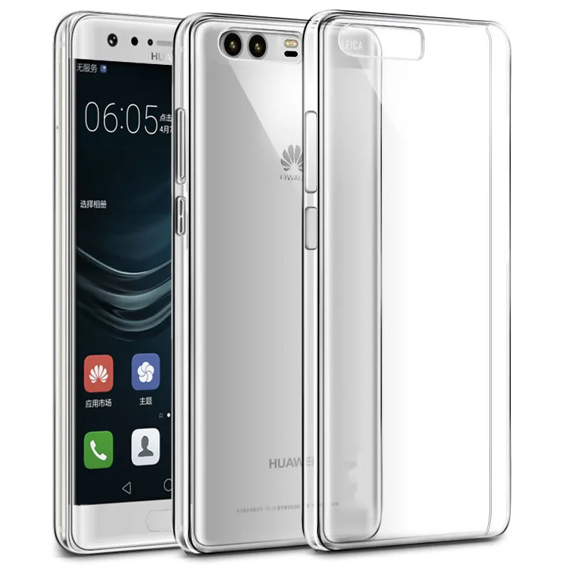 Тонкий прозрачный жесткий пластиковый чехол для Huawei P40 Lite E P30 P20 Pro P8 P10 2017 Y5 Y6 Y7 Y9 Prime