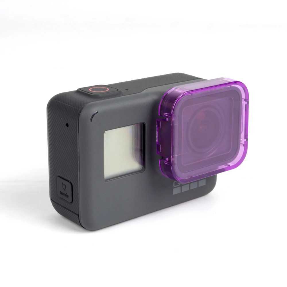6 видов цветов для подводного плавания фильтр крышка объектива Крышка GoPro Hero 7 5