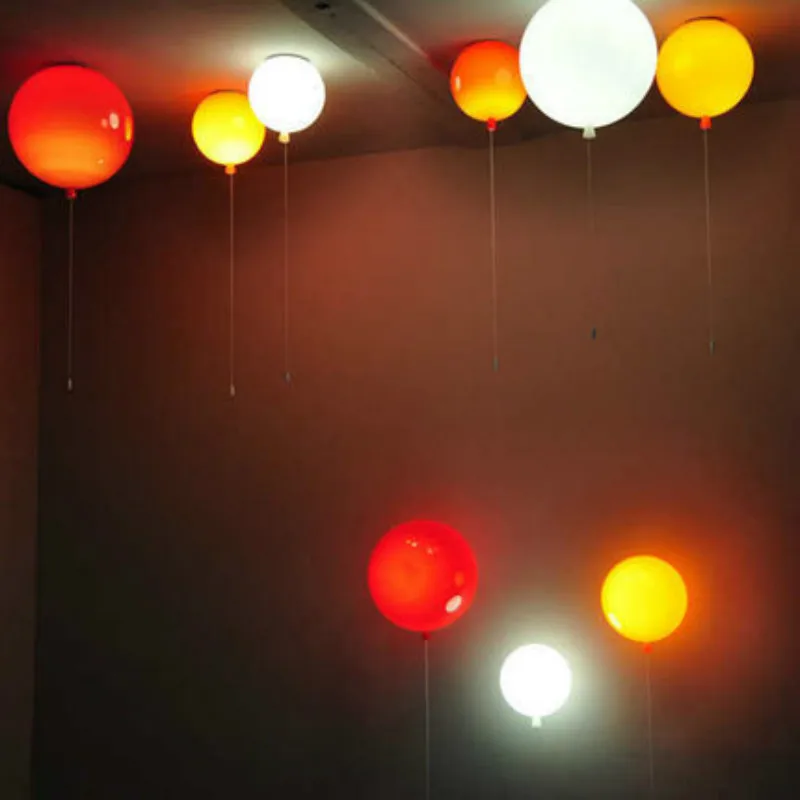 Modern Colorful Acryl Ballon Ceiling Lights For Children's Room Kindergarten Bedroom Living Lighting Fixture 20/25/30cm | Освещение