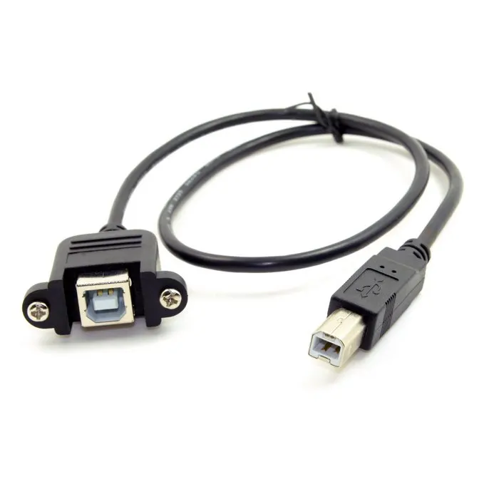 Zihan USB 2 0 B Тип папа к женскому принтеру сканер жесткий диск удлинитель Кабель с