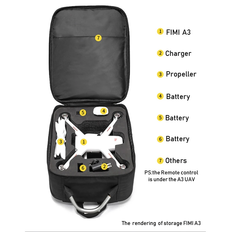 Портативная Противоударная сумка через плечо для Xiaomi Fimi A3 прочные сумки на