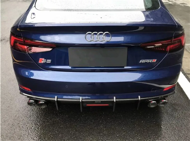 Задний спойлер из углеродного волокна для Audi A5 S5 Sportback высококачественный диффузор заднего бампера авто аксессуары