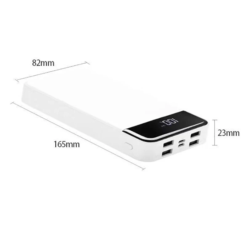 4 USB Ouput s 8 цифровой ЖК экран дисплей Мобильный запасные аккумуляторы для