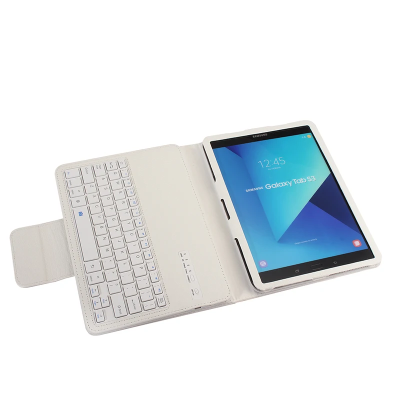 Роскошный чехол для Samsung Galaxy Tab S3 9 7 беспроводной bluetooth с клавиатурой T820 T825 кожаный