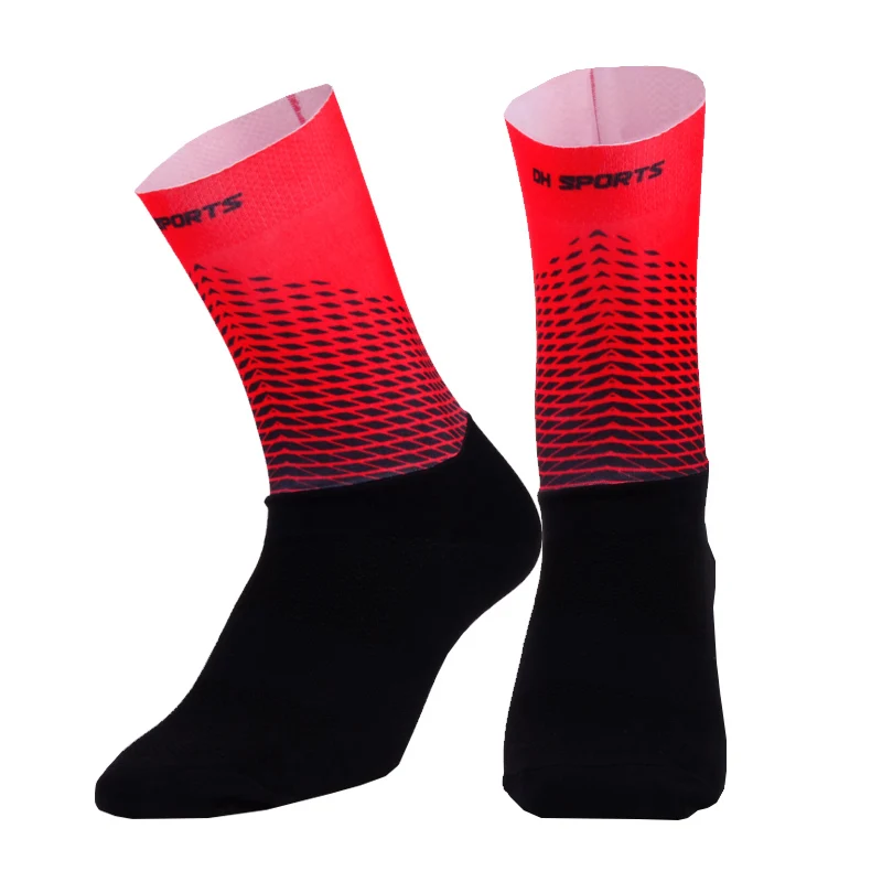 

New High-tech Cycling Socks Anti Slip Bike Compression Sock Bicycle Outdoor Running Sports Socks Women's Small Size