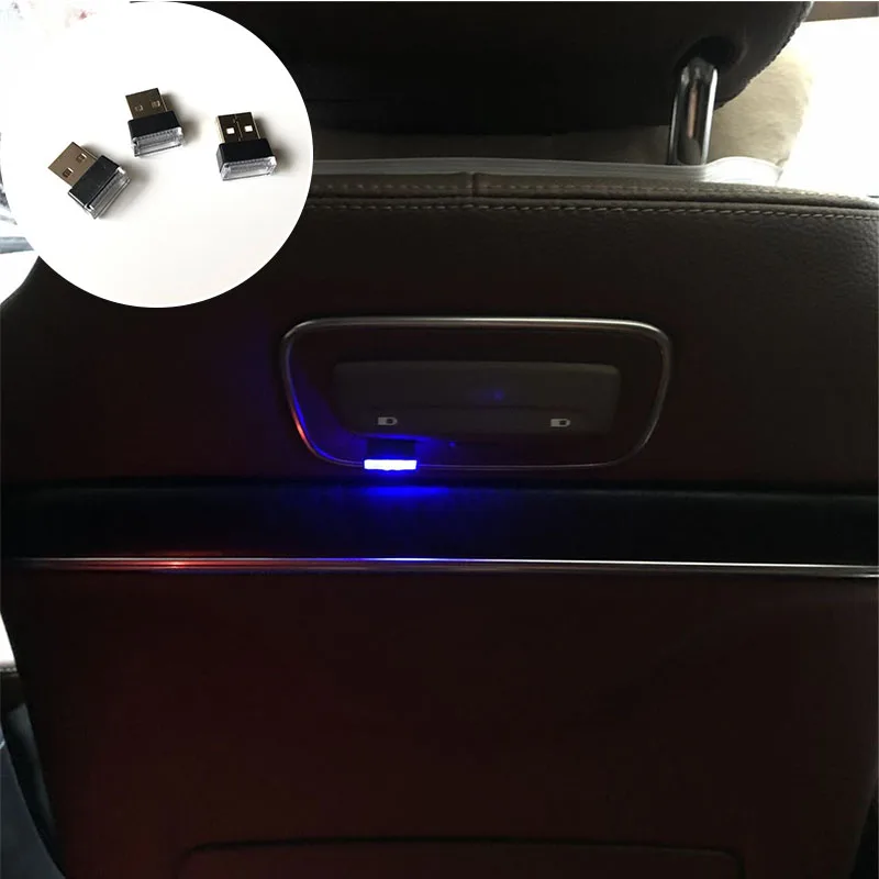 1 шт. Автомобильный USB светодиодный атмосферный декоративный светильник для Nissan