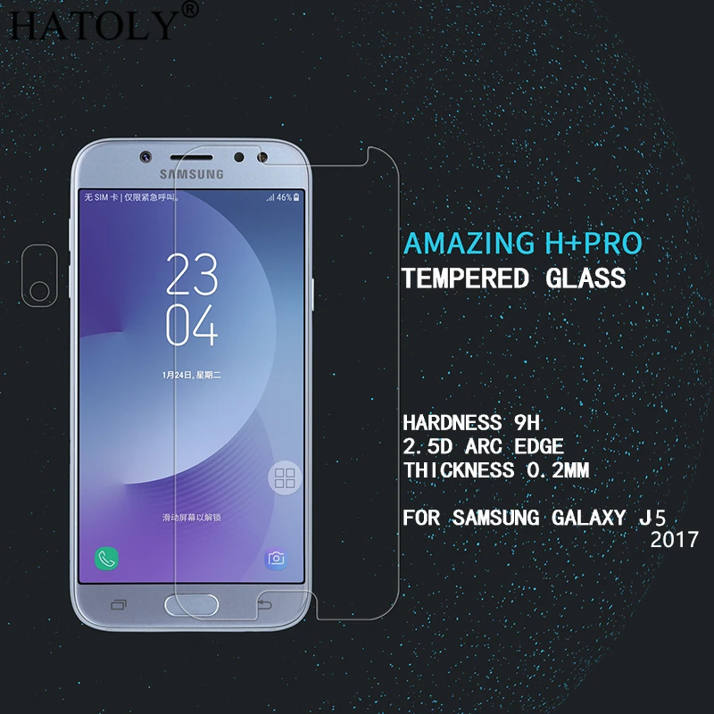 2 шт, закаленное стекло для samsung Galaxy J5, Защитная пленка для экрана для samsung J5 J530F/DS, для samsung J5 Pro, стекло J530