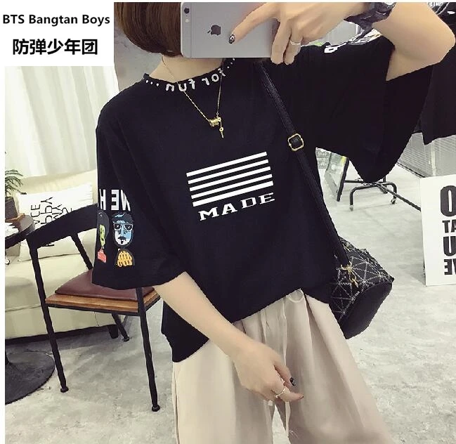 Новая футболка с обложкой альбома Bigbang принтом kpop gd g-dragon топ taeyang для концерта vip