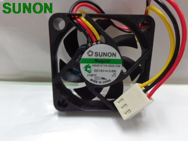 SUNON HA40101V4-0000-c99 4010 40 мм 4 см 40*40*10 охлаждающий вентилятор 12 В 0 8 Вт 0.06A 3 PIN поддержка |