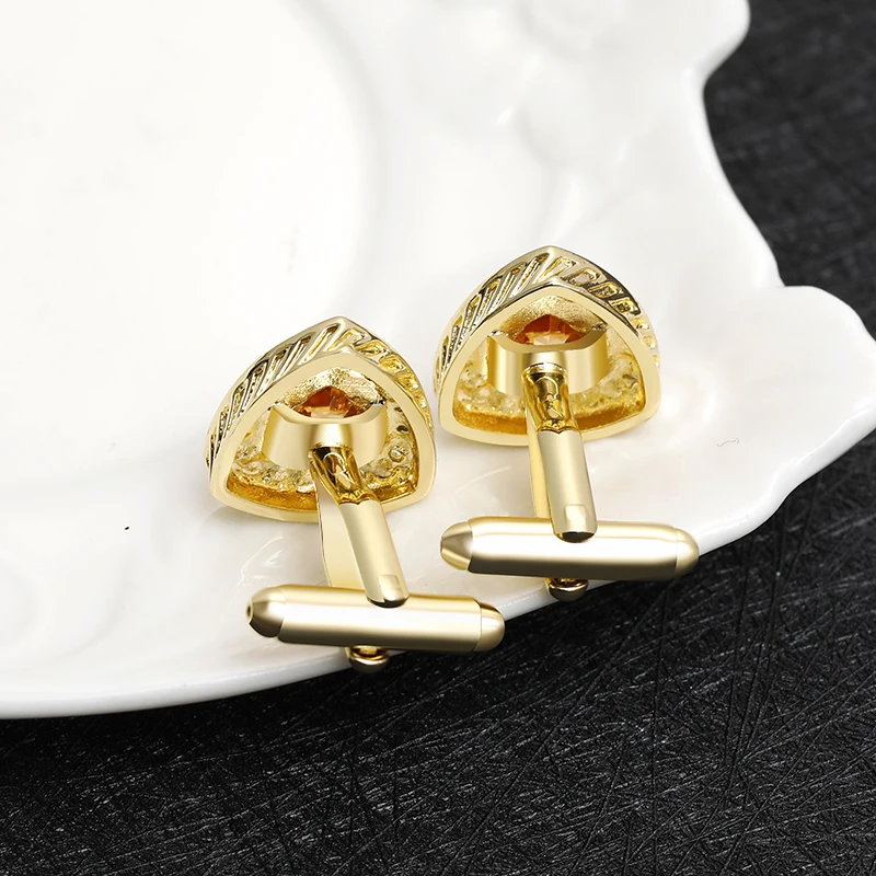 

shirt cufflink for men'sCrystal High Quality fashion Luxury Wedding for men's brand of high quality square gold cufflinks shirt