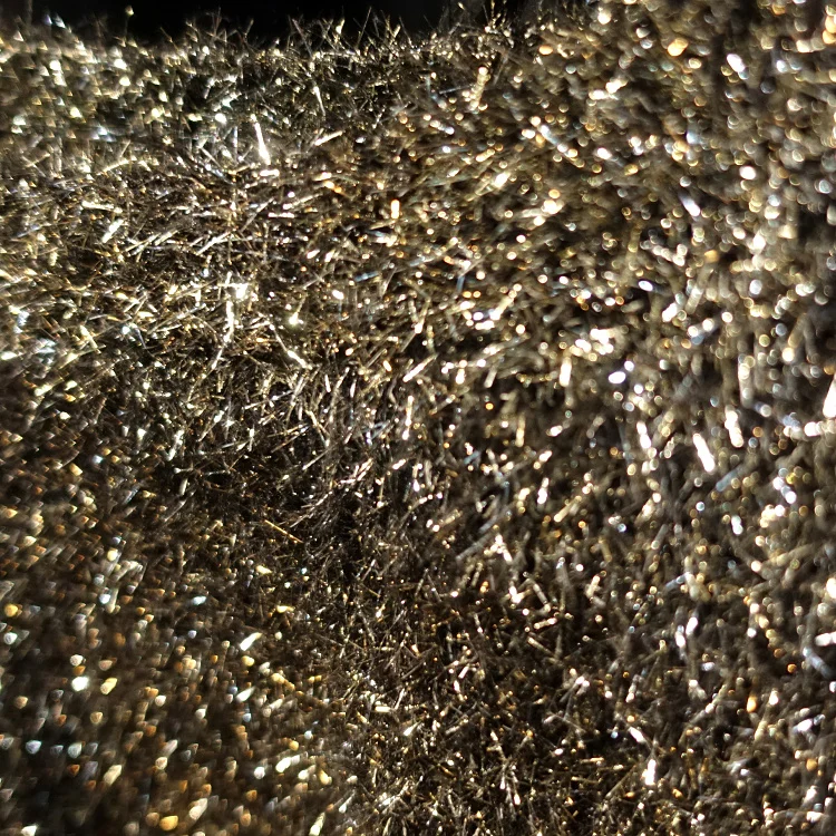 Cakucool Новая серебряная люрекс Bling свитера женские осенние блестящие джемперы с круглым вырезом волнистый элегантный свитер вязаный пуловер Vadim Mujer Femme