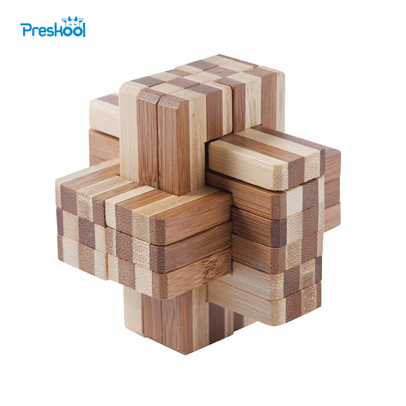 Магия тайна Box Логические игрушки деревянные Китай Kongming Замок головоломки