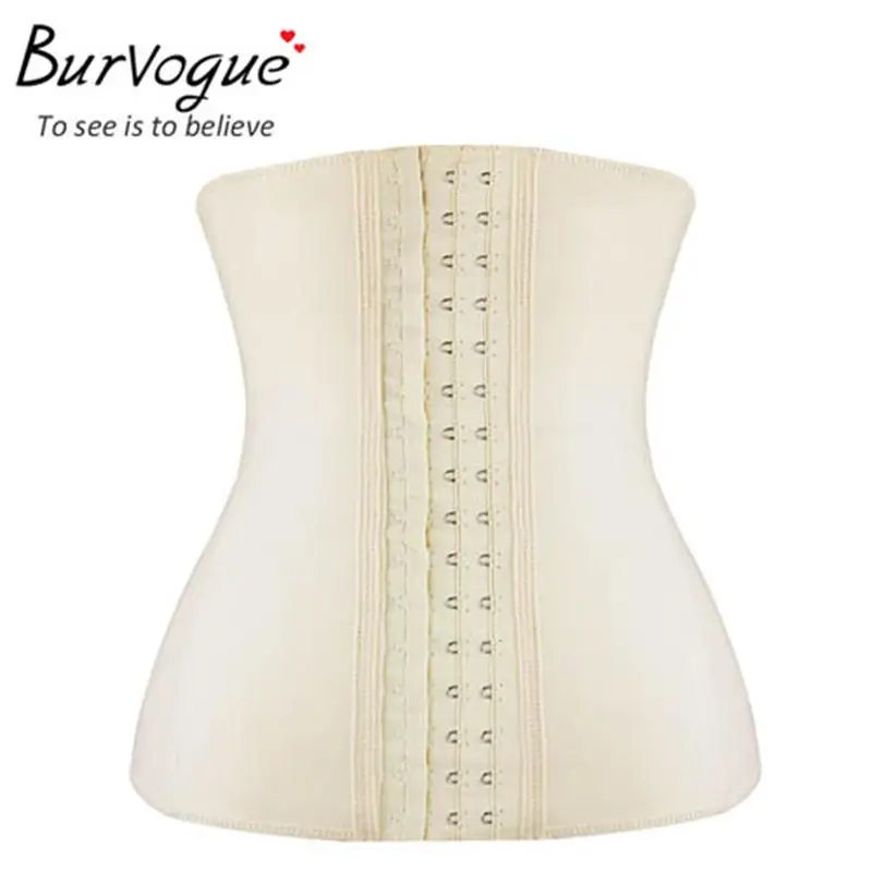 Латексный пояс для похудения Burvogue, корсет для коррекции фигуры, корсет для коррекции фигуры, корсет из латекса, Корректирующее белье размера плюс XS-6XL
