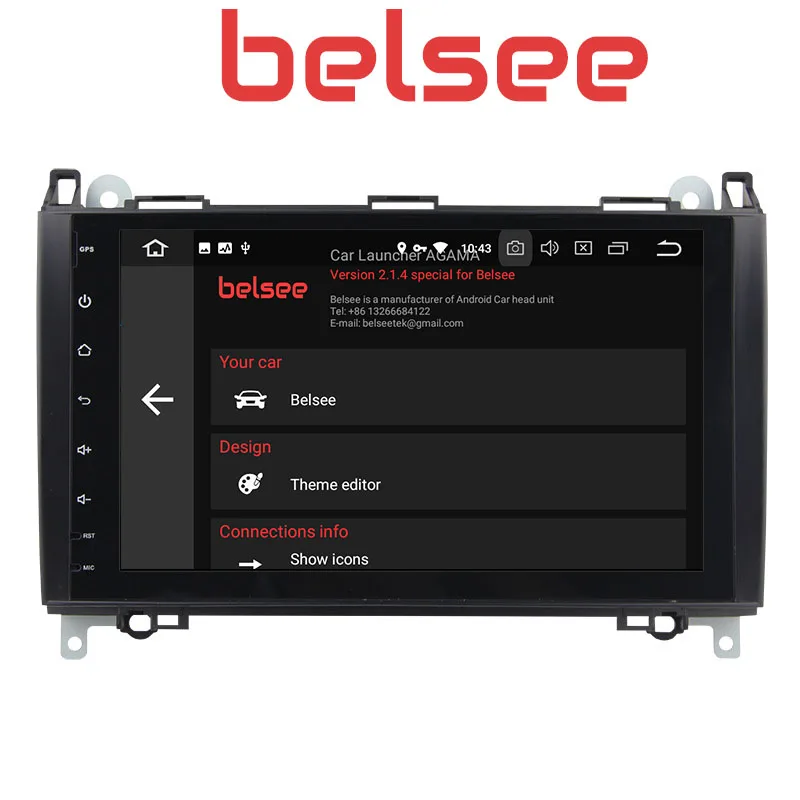 Belsee PX5 4GB Android 8.0 Car Radio for Mercedes Benz W169 B200 B180 W245 Sprinter Viano Vito Stereo Autoradio GPS Navigation | Автомобили