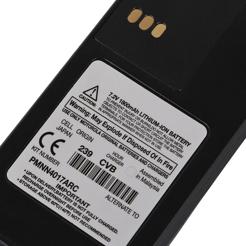 Литий ионный аккумулятор 7 2 в PMNN4017ARC 1800 мАч для Motorola radio CT250 CT450 P308 PRO3150 P040 P080 GP88S