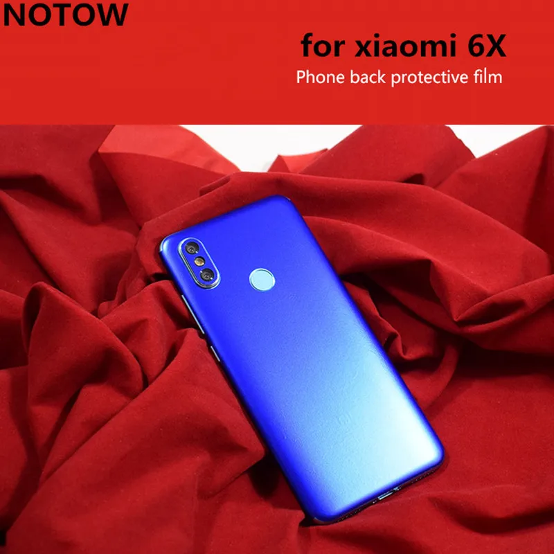 NOTOW fashion DIY Changing color cmembrane skins film wrap skin mobile back protective sticker for xiaomi 6X /Mi A2 |