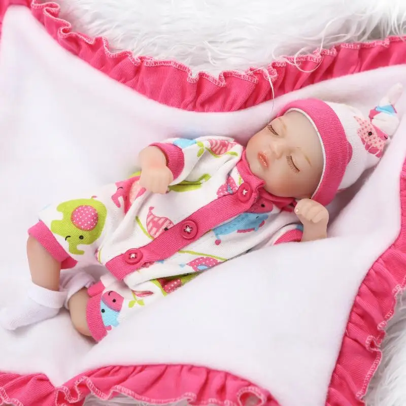 NPKCOLLECTION очень милый супер мини reborn babysoft натуральный мягкий на ощупь виниловый