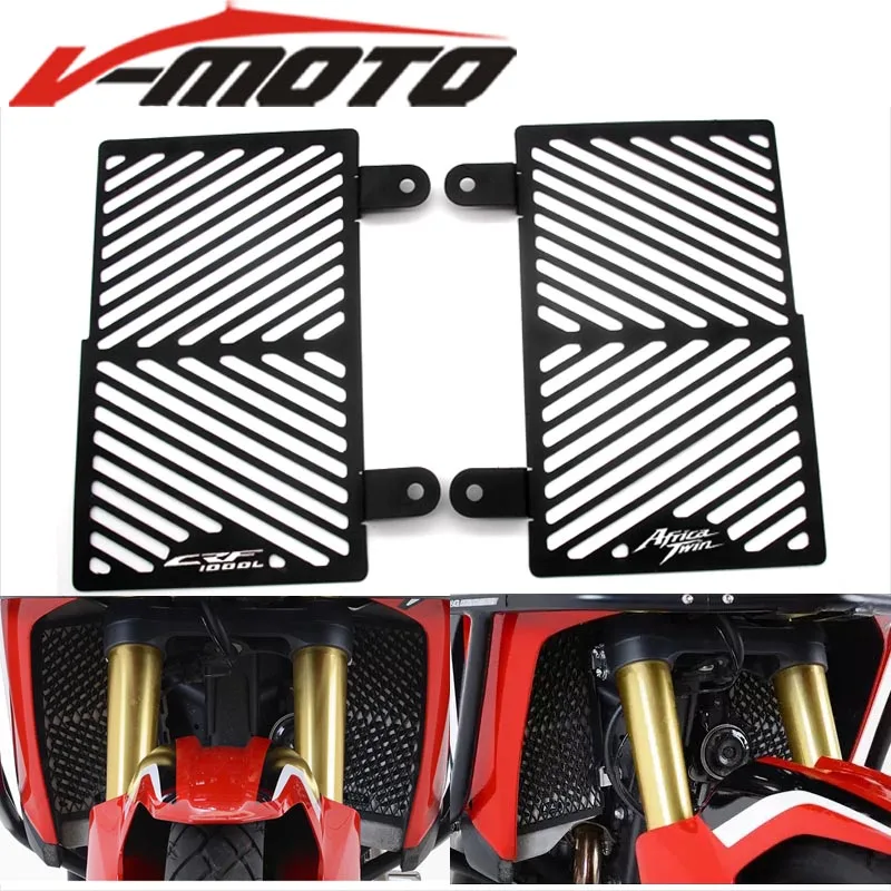 

Новое поступление, решетка радиатора для мотоцикла из нержавеющей стали, защита для HONDA CRF1000L CRF 1000L Africa Twin 2016 2017