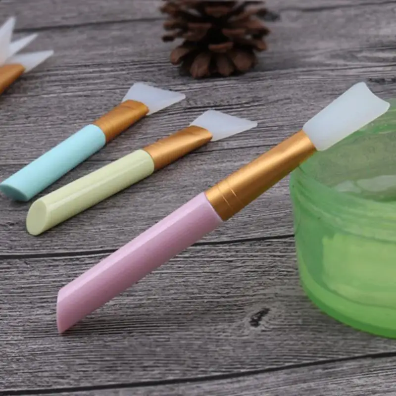 Мягкая силиконовая DIY маска-кисть прочная легкая основа переносная маска-щетка безопасный Макияж Мягкий силикон