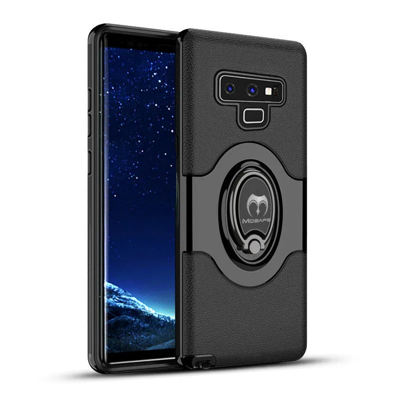 Чехлы с кольцом-кронштейном для Samsung Note 9 8 S9 S8 Plus S7 ТПУ + PC армированный чехол Galaxy J3