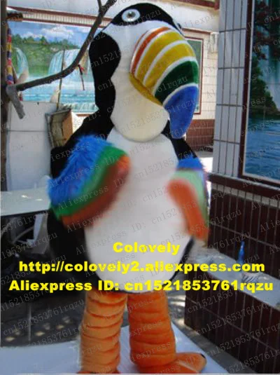 Toco Toucan Hornbill пеликан птица талисман костюм для взрослых мультяшный персонаж наряд