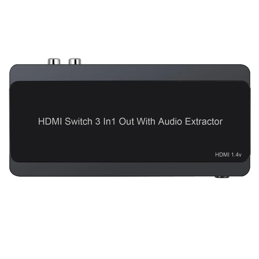 Neoteck 3x1 HDMI коммутатор с аудио экстрактором конвертер аналоговый оптический Toslink SPDIF выход поддержка 4 к 3D 1080P PIP с RCA выход