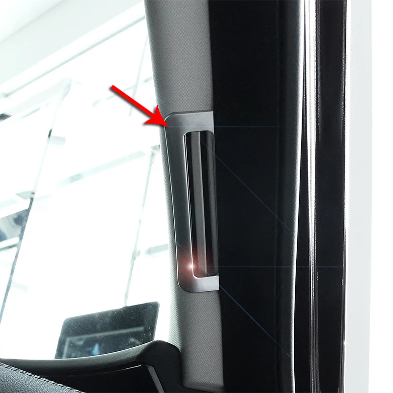 ABS хромированный автомобильный столб Крышка вентиляционного отверстия для